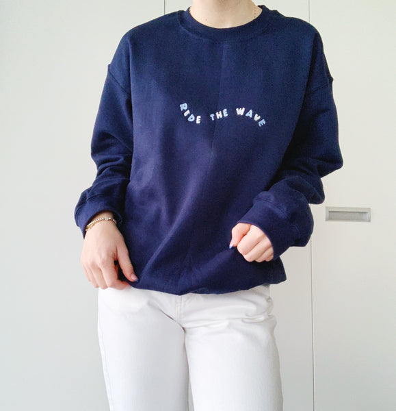 'ride the wave' Crewneck