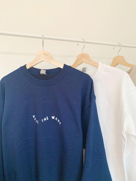 'ride the wave' Crewneck