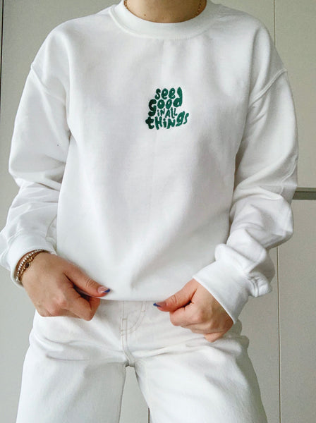 'see good' Crewneck