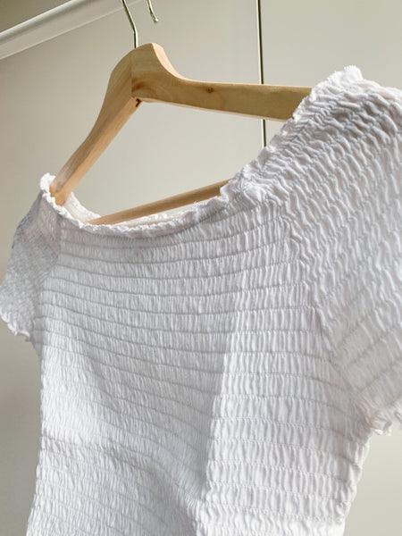 Abercrombie Shirred Top