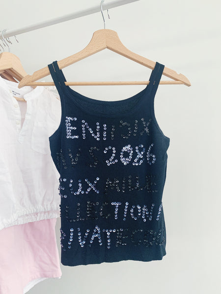 Sequin Tank Top