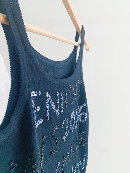 Sequin Tank Top